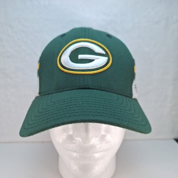 Green Bay Packers Hat Cap Flexfit OSFA Football Reebok NFL On Field Official - Picture 1 of 9